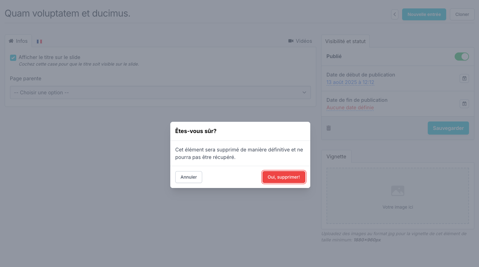 Lochness CMS Suppression