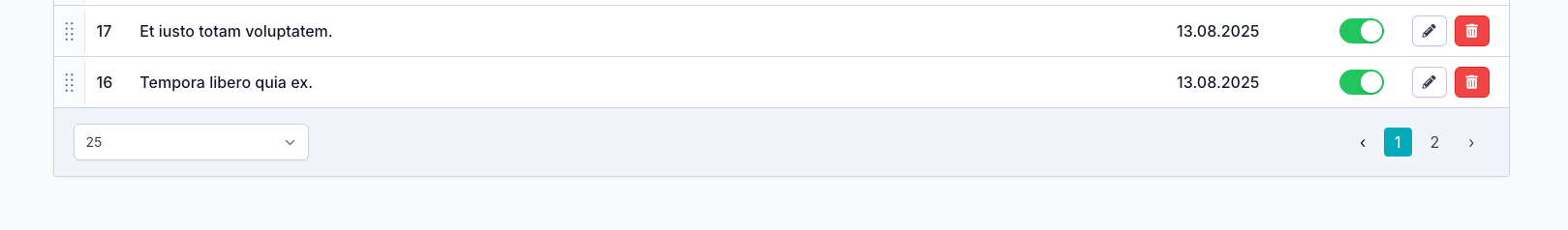 Lochness CMS Pagination